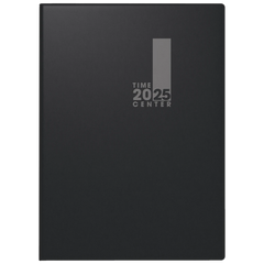 Taschenkalender TimeCenter Mod. 728 2025 | A6, Kunststoff, schwarz