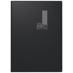Taschenkalender TimeCenter Mod. 728 '26 | A6, Kunststoff, schwarz