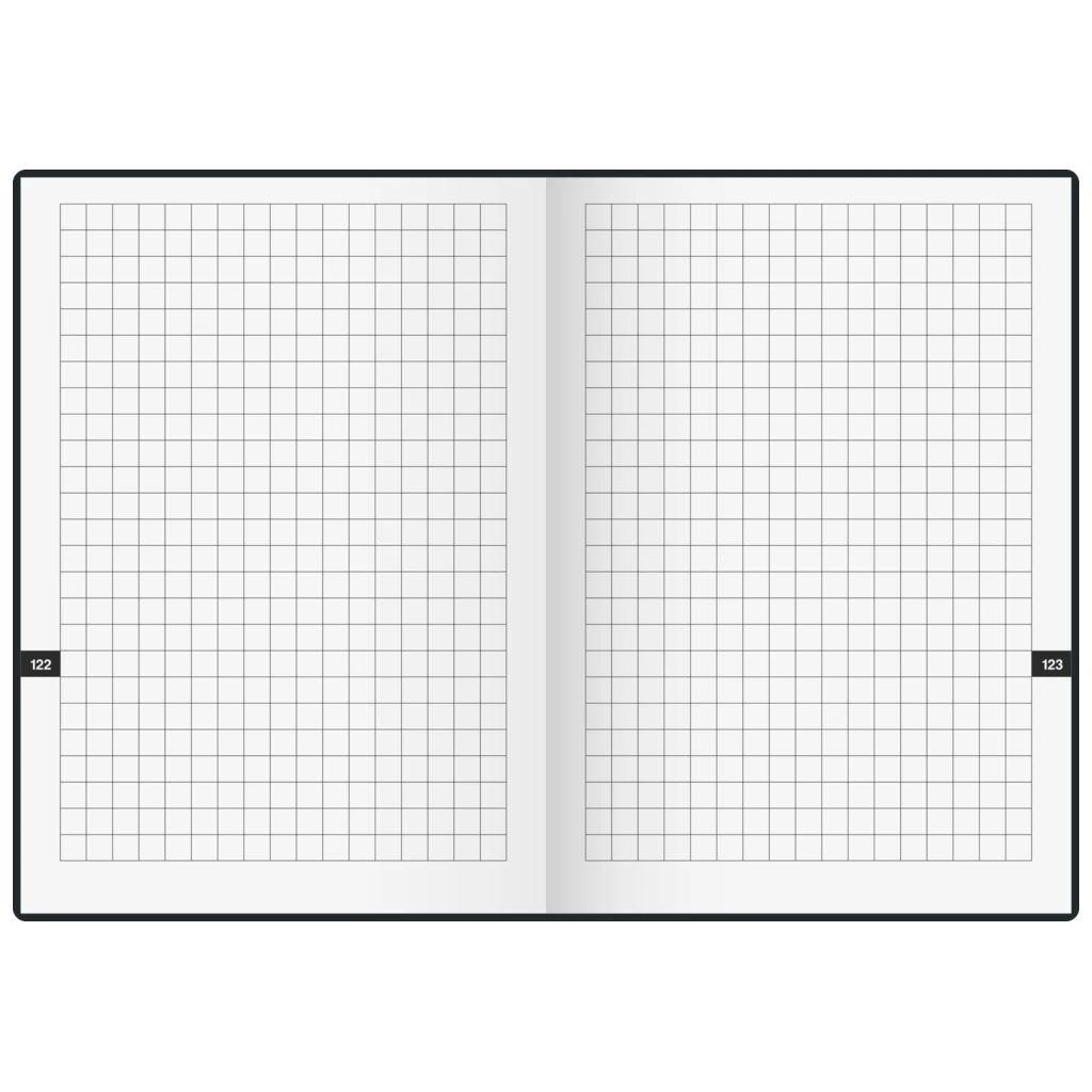 Taschenkalender TimeCenter Mod. 728 2026 | A6, Kunststoff, schwarz
