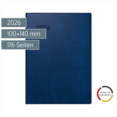 Taschenkalender Mod. 731 2026 | A6, Kunststoff, dunkelblau