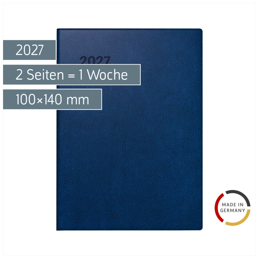 Taschenkalender Mod. 731 2027 | A6, Kunststoff, dunkelblau