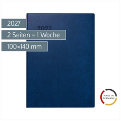 Taschenkalender Mod. 731 2027 | A6, Kunststoff, dunkelblau