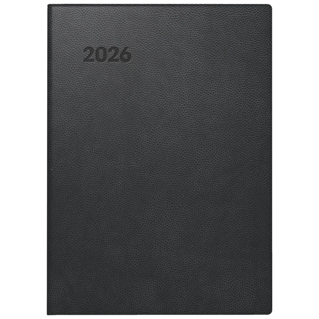Taschenkalender Mod. 731 2026 | A6, Kunststoff, schwarz