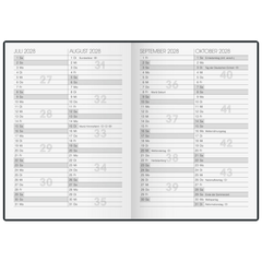 Taschenkalender Mod. 731 2027 | A6, Kunststoff, schwarz