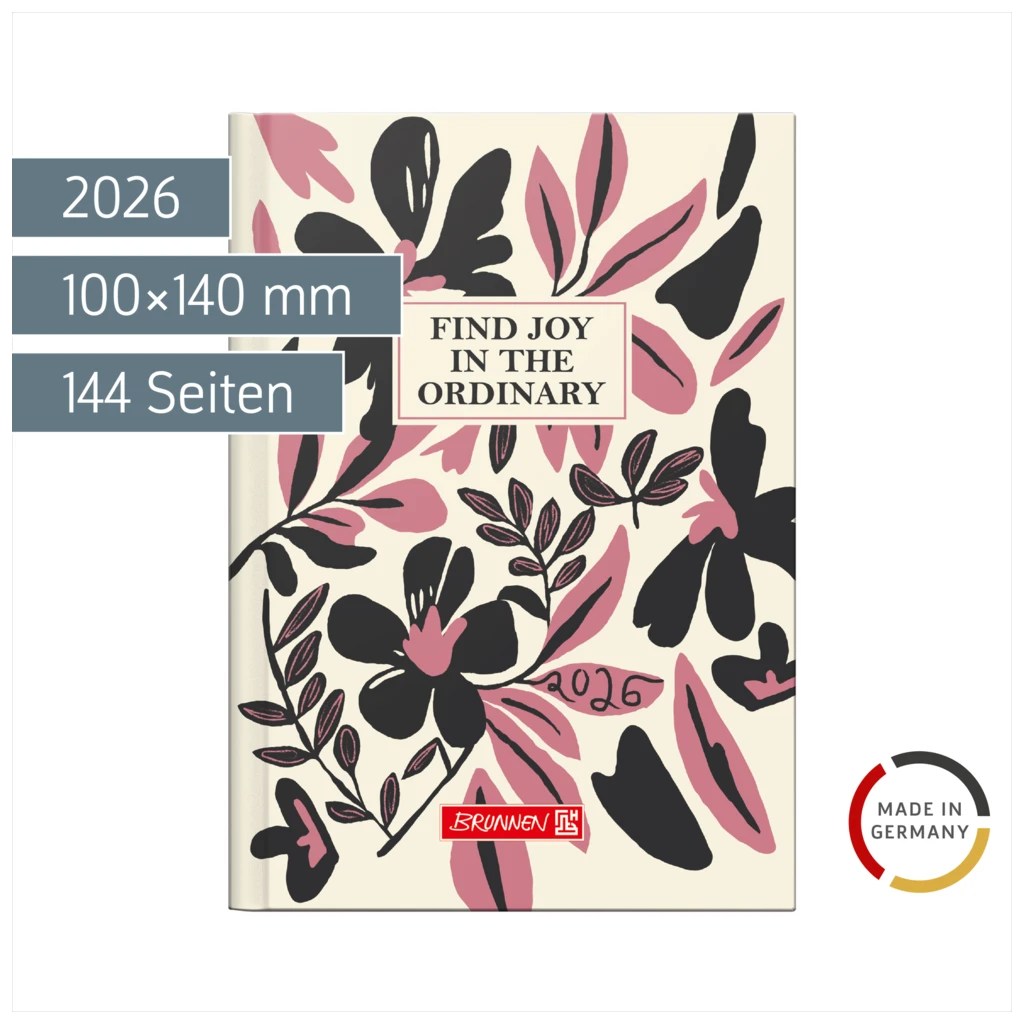 Taschenkalender Mod. 731 2026 „Bloom“ | A6, Papier