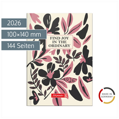 Taschenkalender Mod. 731 2026 „Bloom“ | A6, Papier