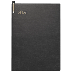 Taschenkalender Mod. 731 2026 | A6, Kunstleder, schwarz