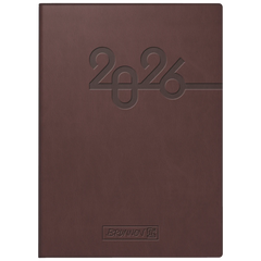 Taschenkalender Mod. 731 2026 | A6, Kunstleder, braun
