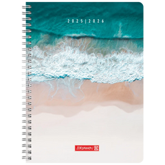 Schülerkalender Style 2025/2026 „Beach Waves“ | A5, Kunststoff