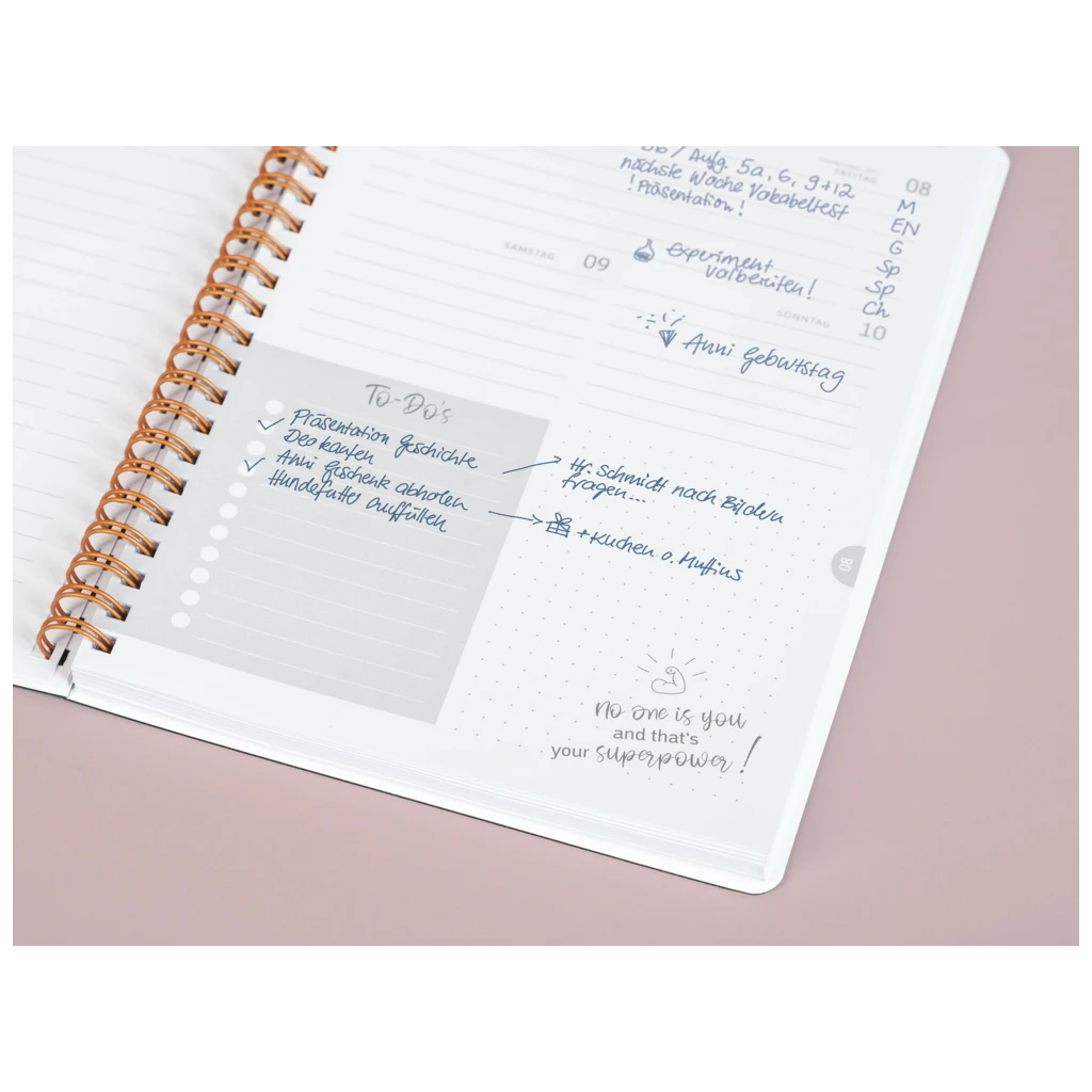 Schülerkalender Style 2025/2026 „Butterfly“ | A5, Kunststoff