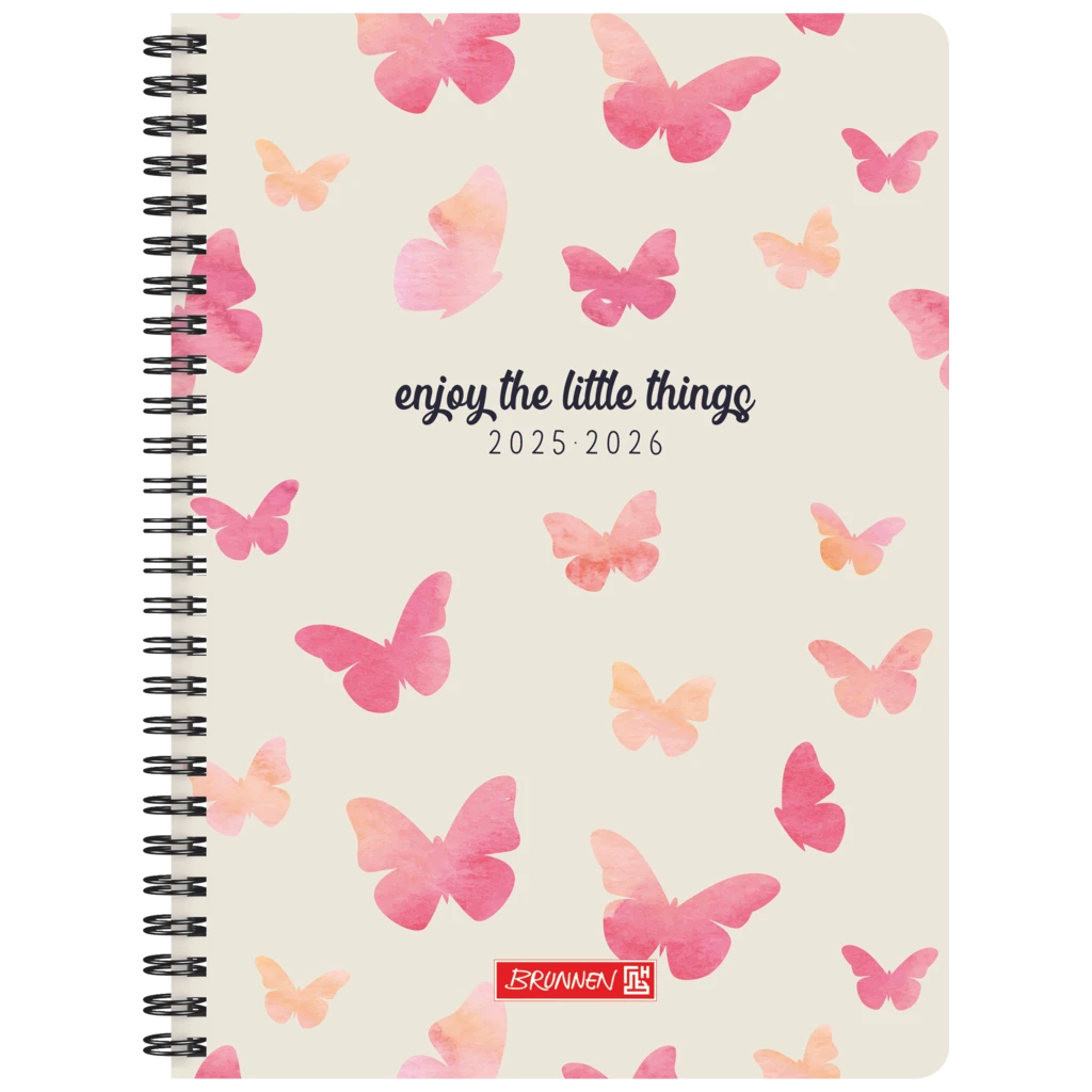 Schülerkalender Style 2025/2026 „Butterfly“ | A5, Kunststoff