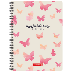 Schülerkalender Style 2025/2026 „Butterfly“ | A5, Kunststoff