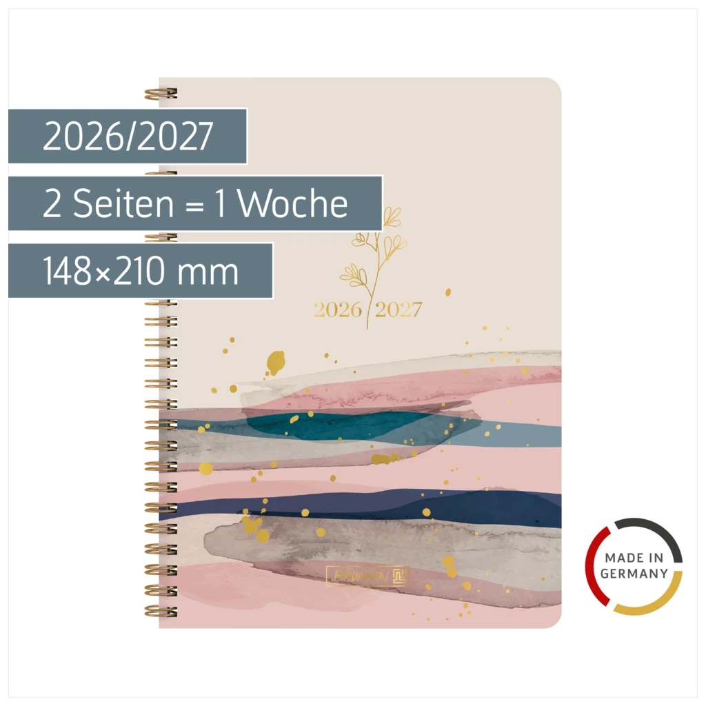 Schülerkalender Style 2026/2027 „Harmony“ | A5, Kunststoff