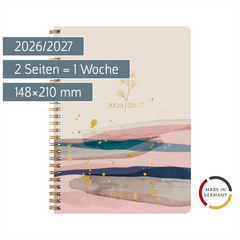 Schülerkalender Style 2026/2027 „Harmony“ | A5, Kunststoff