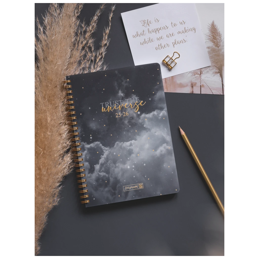 Schülerkalender Style 2025/2026 „Clouds“ | A5, Kunststoff