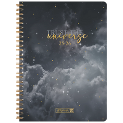 Schülerkalender Style 2025/2026 „Clouds“ | A5, Kunststoff