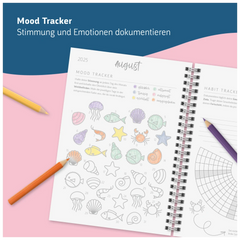 Schülerkalender Style 2025/2026 „Clouds“ | A5, Kunststoff