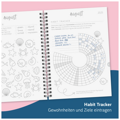 Schülerkalender Style 2025/2026 „Clouds“ | A5, Kunststoff