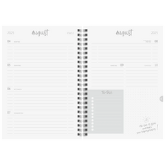 Schülerkalender Style 2025/2026 „Monstera“ | A5, Kunststoff