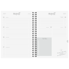 Schülerkalender Style 2027/2028 „Flower World“ | A5, Kunststoff