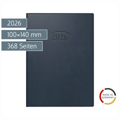 Taschenkalender Mod. 736 2026 | A6, Kunststoff, dunkelblau