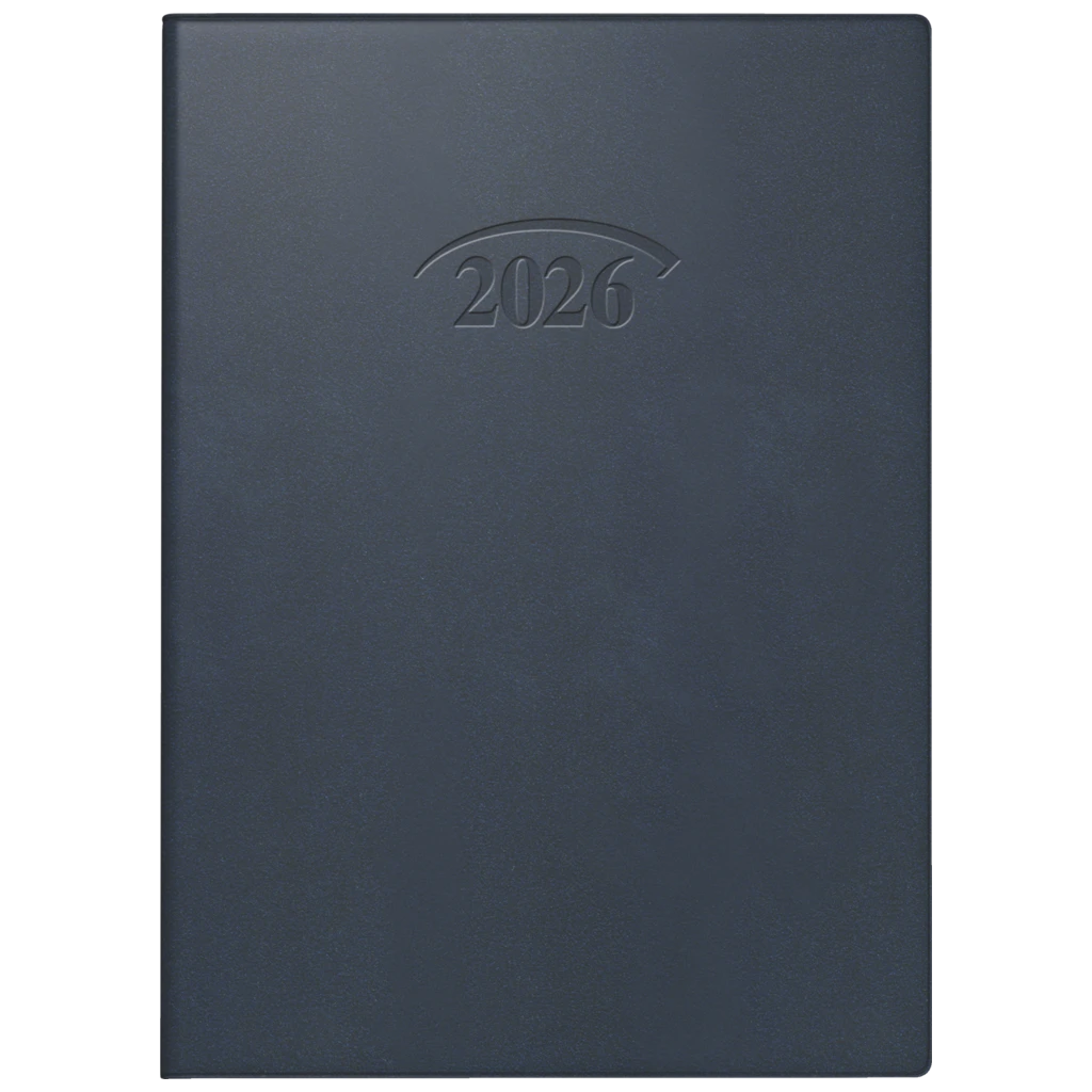 Taschenkalender Mod. 736 2026 | A6, Kunststoff, dunkelblau