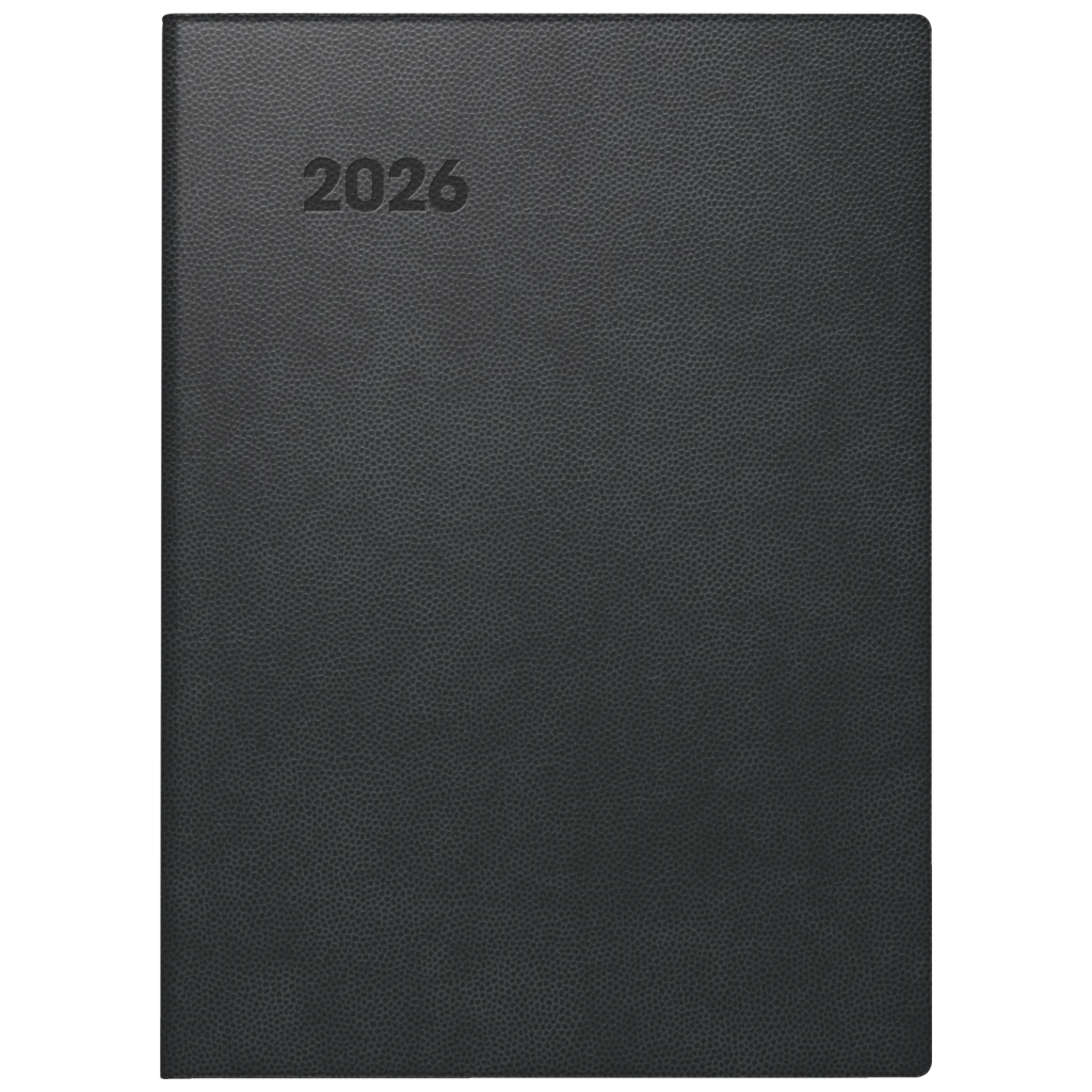 Taschenkalender Mod. 736 '26 | A6, Kunststoff, schwarz