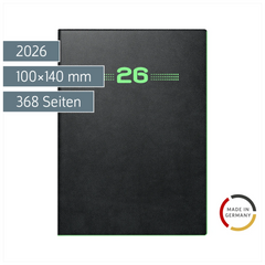Taschenkalender Mod. 736 2026 „NEON“ | A6, Kunststoff