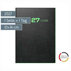 Taschenkalender Mod. 736 2027 „Neon“ | A6, Kunststoff