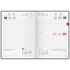 Taschenkalender Mod. 736 2027 „Neon“ | A6, Kunststoff