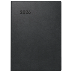 Taschenkalender Mod. 736 90 2026 | A6, Kunststoff, schwarz