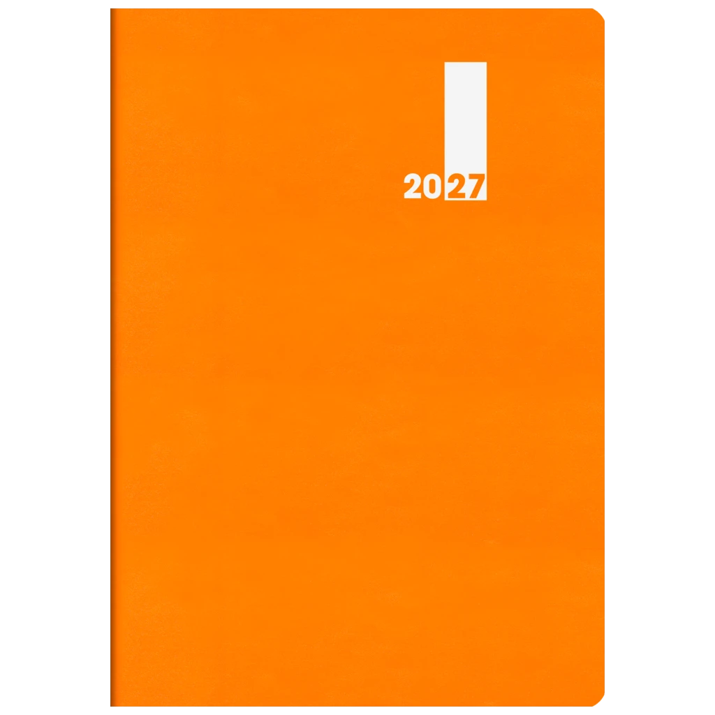 Buchkalender Premium Mod. 739 2027 „SlimLine“ | 170×240 mm, Kunststoff