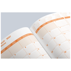 Buchkalender Premium Mod. 739 2027 „SlimLine“ | 170×240 mm, Kunststoff