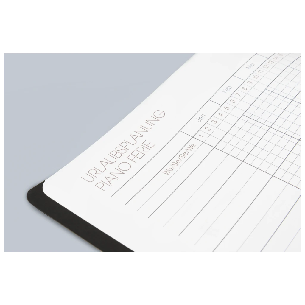 Buchkalender Premium Mod. 739 2026 „SlimLine“ | 170×240 mm, Kunststoff