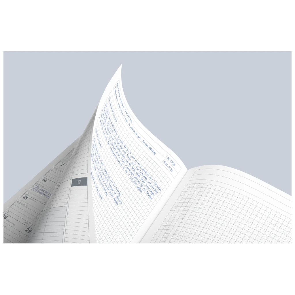 Buchkalender Premium Mod. 739 2026 „SlimLine“ | 170×240 mm, Kunststoff