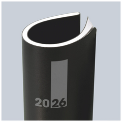 Buchkalender Premium Mod. 739 2026 „SlimLine“ | 170×240 mm, Kunststoff