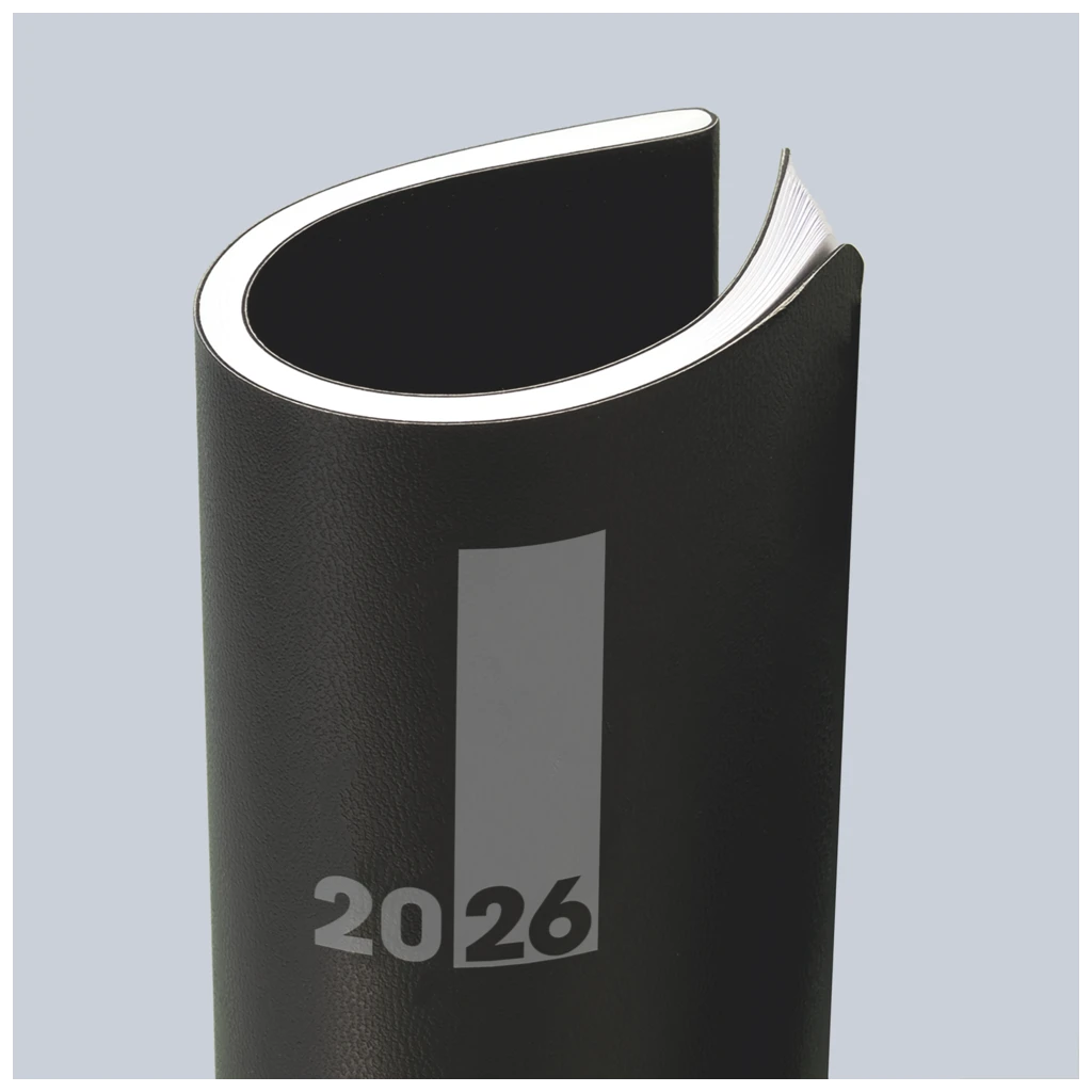 Buchkalender Premium Mod. 739 2026 „SlimLine“ | 170×240 mm, Kunststoff