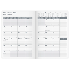 Buchkalender Premium Mod. 739 2027 „SlimLine“ | 170×240 mm, Kunststoff
