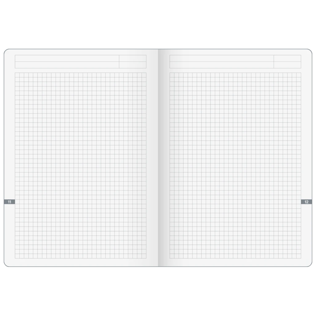 Buchkalender Premium Mod. 739 2027 „SlimLine“ | 170×240 mm, Kunststoff