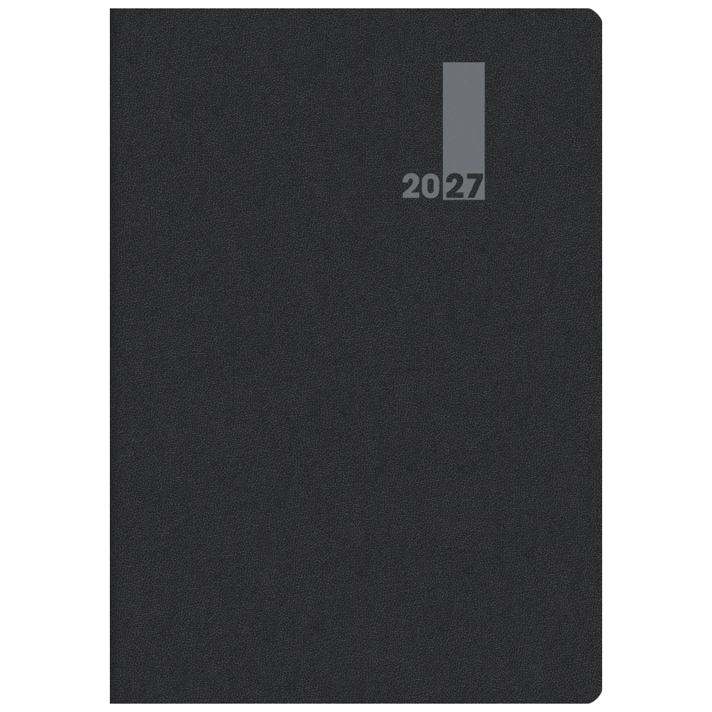 Buchkalender Premium Mod. 739 2027 „SlimLine“ | 170×240 mm, Kunststoff