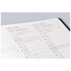 Buchkalender Premium Mod. 739 2027 „SlimLine“ | 170×240 mm, Kunststoff
