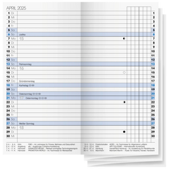Wochen-Ersatzkalendarium Mod. 740 '25 | 78×153 mm