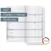 Wochen-Ersatzkalendarium Mod. 740 2027 | 78×153 mm