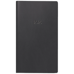 Taschenkalender Mod. 740 2026 | A6, Kunststoff, schwarz