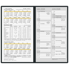 Taschenkalender Mod. 746 2027 | A6, Kunststoff, dunkelblau
