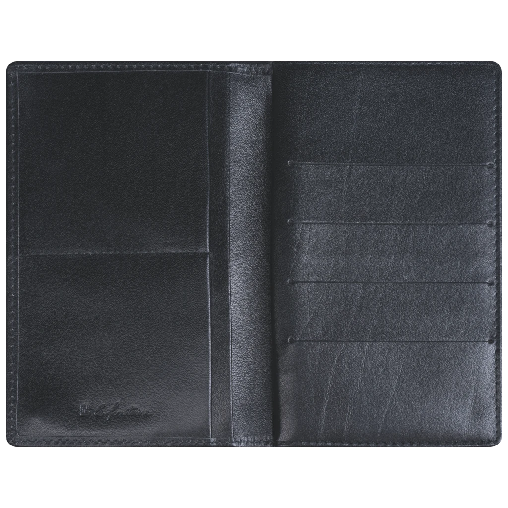 Taschenkalender Mod. 746 2026 | A6, Leder, schwarz