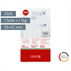 Tageskalendarium FILIUS 2026 | 93×172 mm