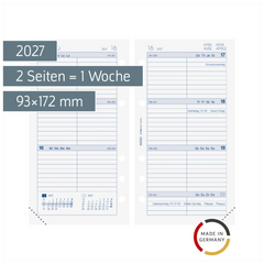 Wochenkalendarium FILIUS 2027 | 93×172 mm