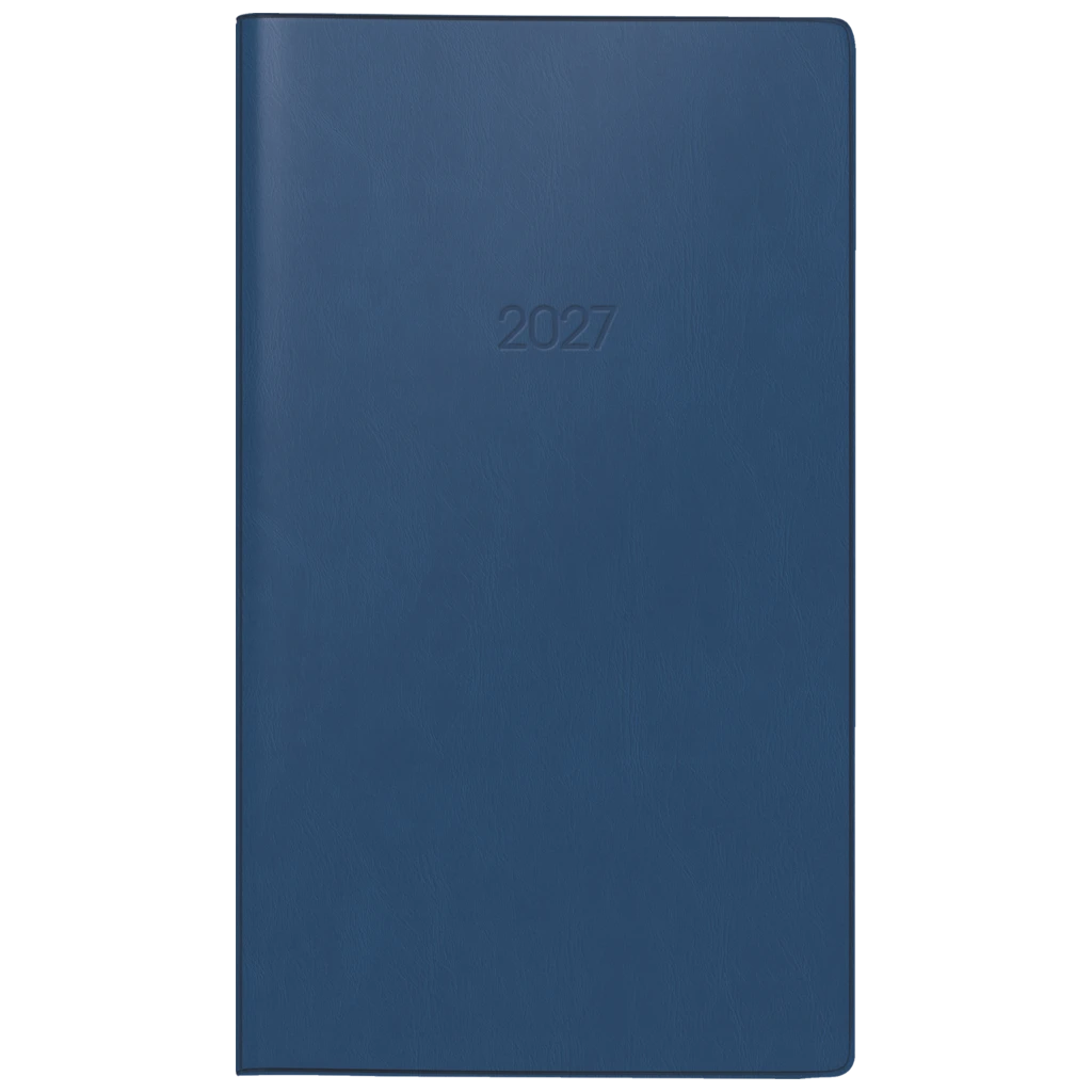 Taschenkalender Mod. 750 2027 | A6, Kunststoff, blau