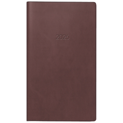 Taschenkalender Mod. 750 2026 | A6, Kunstleder, bordeaux